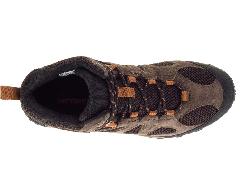 Merrell Hiking Boots Brown - Yokota 2 Mid Waterproof - Mens 08USOJAKZ